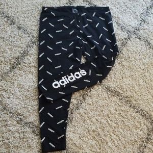 Adidas leggings w/logo print